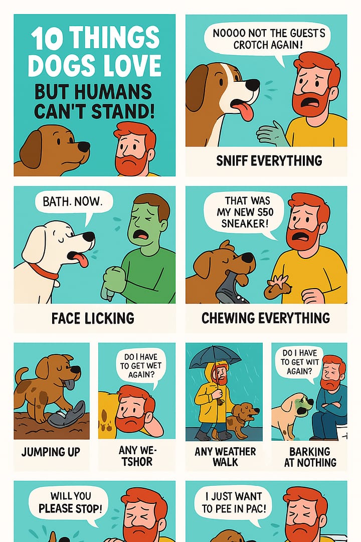 Things Human do and dogs hate