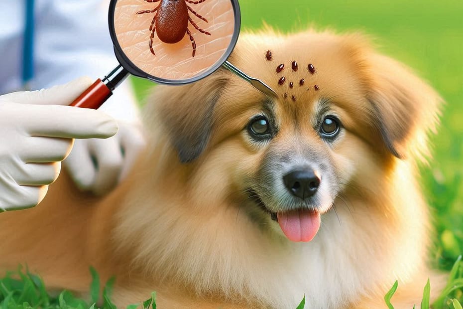 How to remove seed ticks in dog